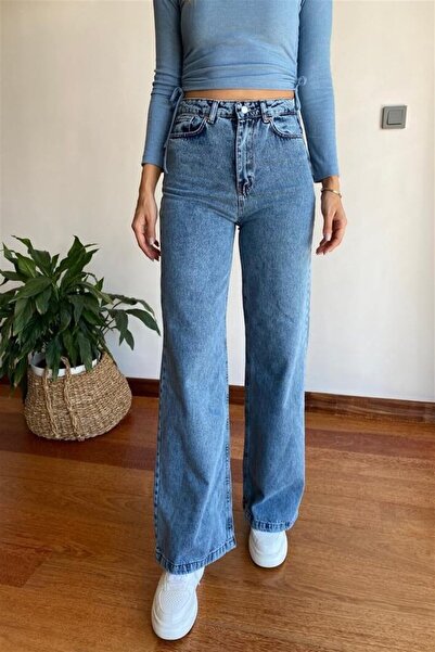 BROSERER Parla Women's Medium Snow Casual Super High Waist Lycra Jeans Trousers