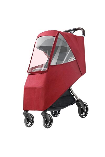STARSTAR Universal stroller rain cover – weatherproof, breathable, and dustpr...