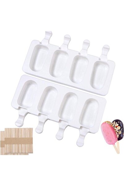 STARSTAR Silicone Ice Cream Molds Set with Sticks, BPA-Free Homemade Popsicle...