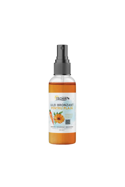 Techir Ulei de corp bronzant pentru plajă - 100 ml