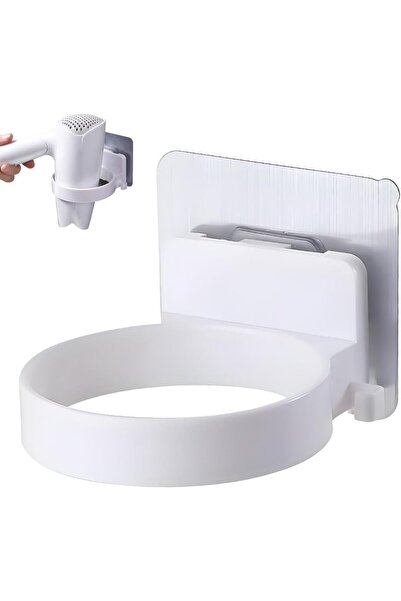 STARSTAR No-drill hair dryer holder - White - Self-adhesive
