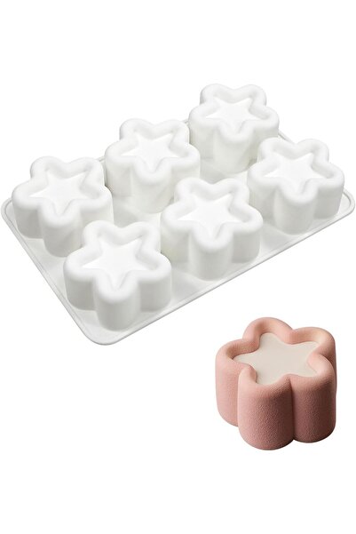 STARSTAR Concave flavored molds for cookies, chocolate cakes, flexible silico...