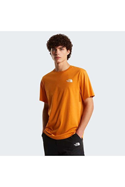 THE NORTH FACE Ανδρικό T-shirt Half Dome-Πορτοκαλί-M