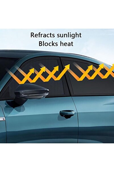 STARSTAR Car Side Window Sunshade, 4 Pieces, UV Protection Cover, Anti-Glare ...