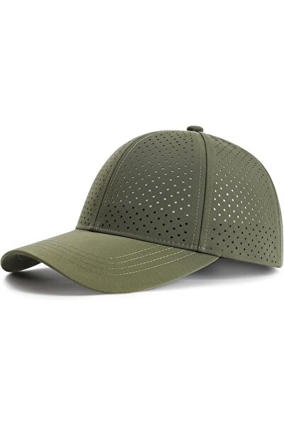 STARSTAR Green Men's Summer Adjustable Performance Cap, Breathable Snap Butto...