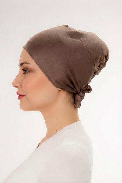 İSTDONATELLA Seamless Front Tie Hijab Cap