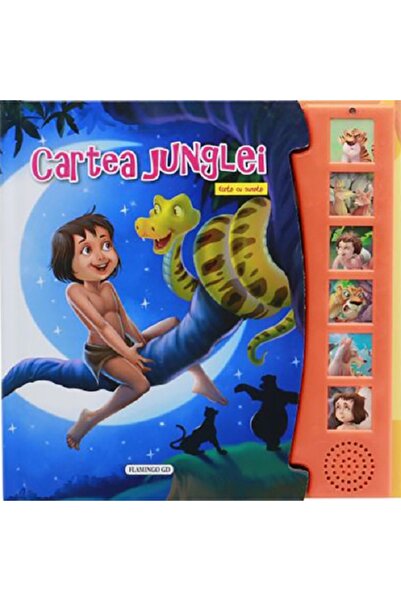 Flamingo Cartea junglei. Carte cu sunete