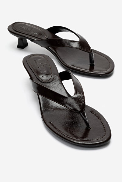 Lizzu Women's Orthopedic Sole Sandals Flip-Flop Heeled Slippers