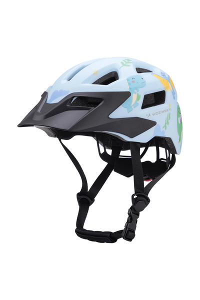 WOZINSKY Cască de ciclism pentru copii cu vizor detașabil pentru MTB 48-52 cm