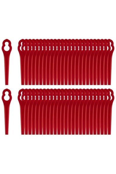 STARSTAR 100 Blades per Pack Replacement Plastic Lawn Mower Blade Set for Cor...