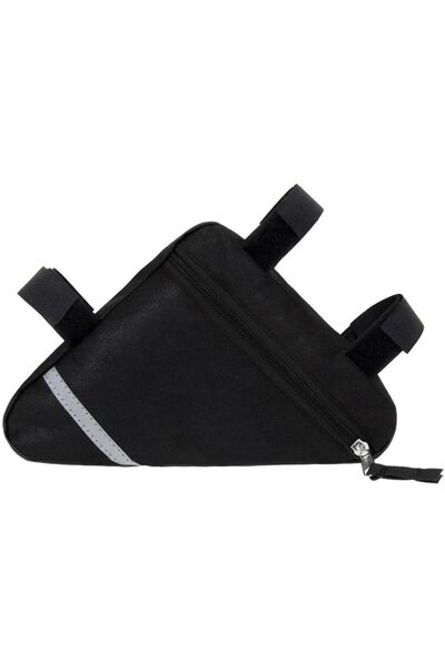 STARSTAR Black bicycle triangle bag, front frame triangle bag for bicycles, w...