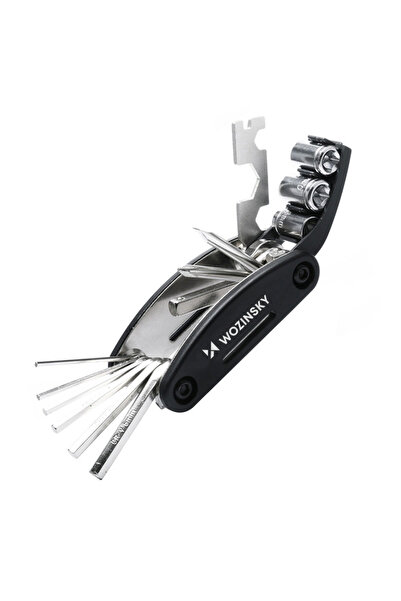 WOZINSKY Unelte de bicicletă 16-în-1 pentru reparații, Multitool multifuncțio...
