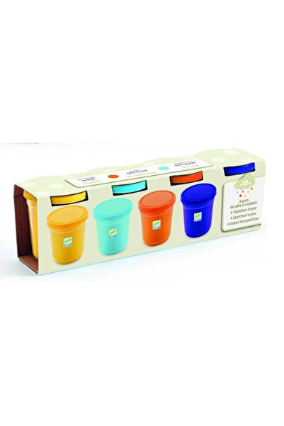 djeco Plastilină 4 tuburi culori