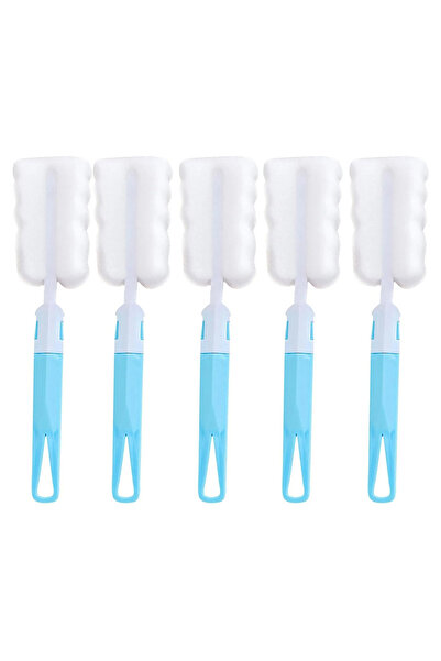 Morvena Picks Set de 5 perii pentru sticle, perie burete pentru pahare, mâner...