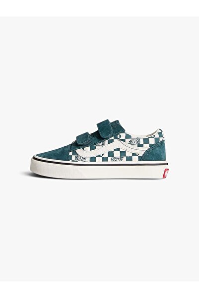 Vans Old Skool V Unisex Çocuk Koyu Yeşil Spor Ayakkabı - VN000CYA