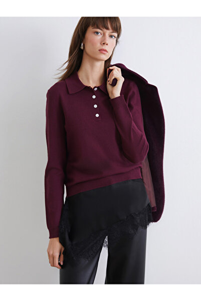 LC Waikiki Polo Neck Women's Knitwear Sweater