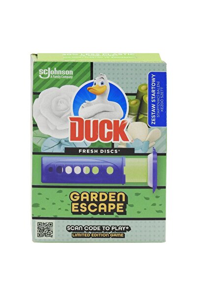 Leski Duck Φρέσκα Δίσκοι Αποσμητικό Τουαλέτας 36 ml Απόδραση από τον Κήπο