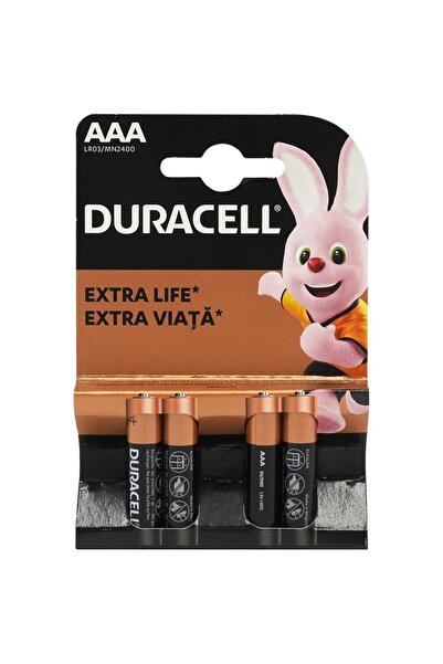 Duracell Baterii R3 AAA – 4 Bucăți