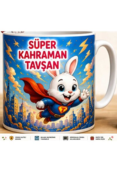 Rana İkra Art Superhero Rabbit Trophy