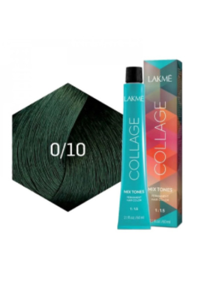 Lakme صبغة شعر دائمة 60 مل لون أخضر - 0/10