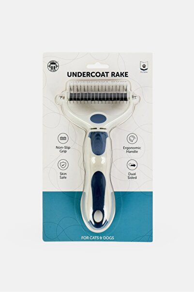 Brooklyn Pet Gear فرشاة تمشيط الشعر تحت الجلد، لون رمادي