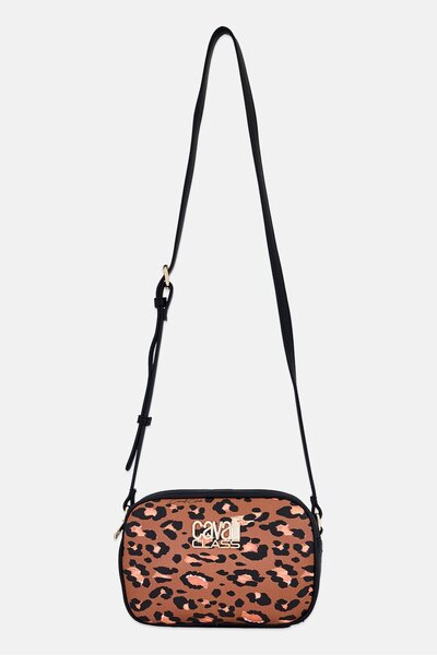 Cavalli Class Women Animal Print Cross Body Bag, Multicolor