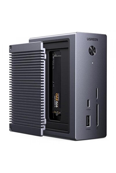 Ugreen CM923 10-в-1 хъб с HDMI, USB, Type-C, SD/TF, RJ45 и слот за NVMe SSD