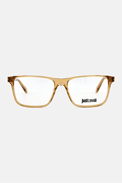 Just Cavalli Women VJC050 Square Eyeglasses, Light Brown