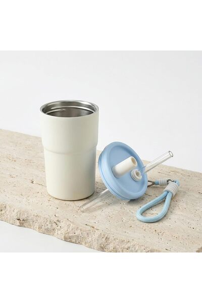 STARSTAR Stainless steel insulated mug - 450 ml - Leak-proof - Hot and cold b...