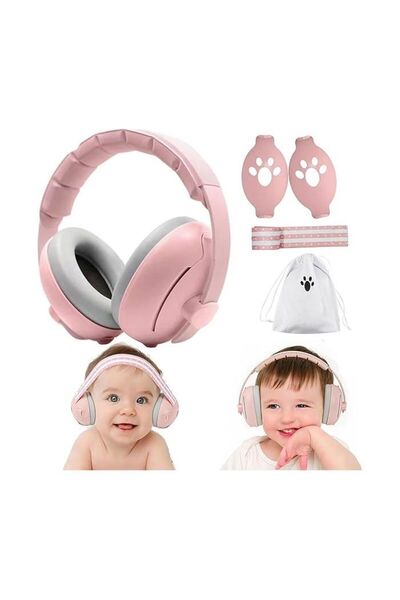 STARSTAR Noise-canceling headphones for babies, 2-in-1 hearing protection age...
