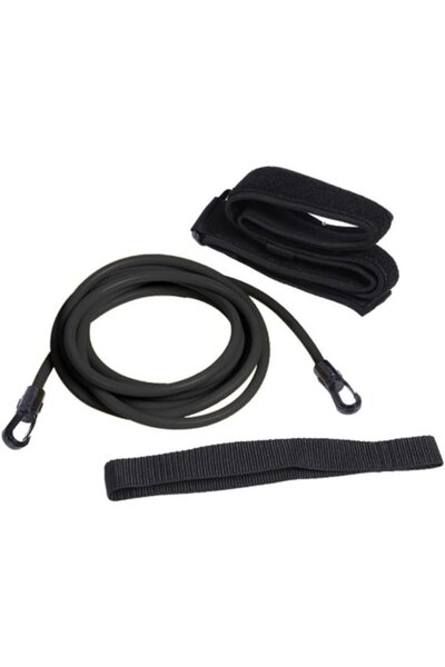 STARSTAR 3-Meter Adjustable Elastic Swimming Resistance Tether Trainer (Black)