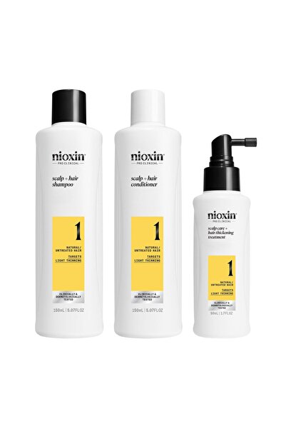 Nioxin Προ Κλινικό Σύστημα Τριχωτού Κεφαλής 1 Κιτ Δοκιμής (Σαμπουάν 150ml, Μα...