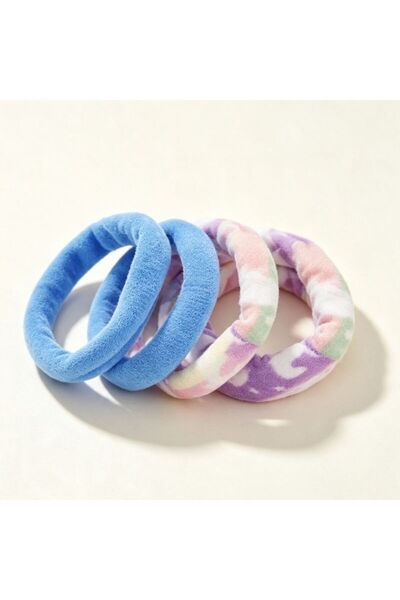 idei Hair elastics set of 4 pieces size 4.5 cm, comfortable elastic bands, do...