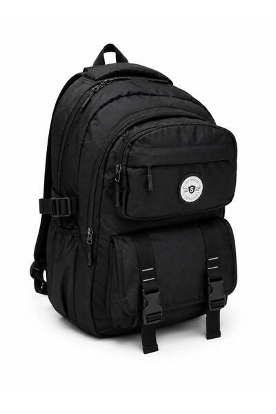 Dadacuq Water Resistant Six Compartment Zippered School and Daily Use Backpac...