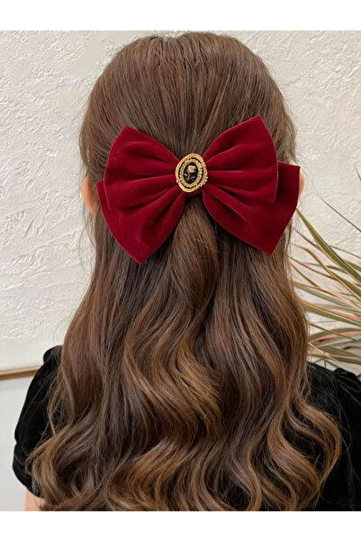 Take Two By Styli Set of 2 - Red Bow Hair Clip
