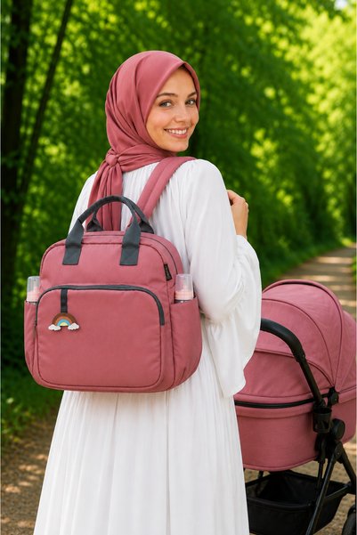 ELITE by Seba Mila Gül Kurusu Mother Baby Care Bag