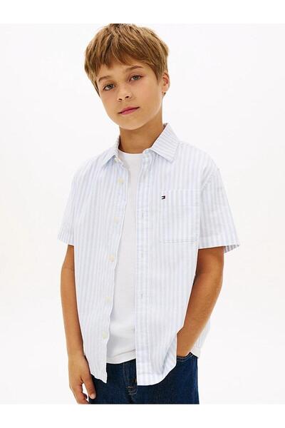 Tommy Hilfiger FLEX ITHACA STRIPE SHIRT SS