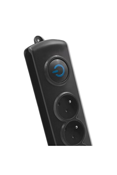 Qoltec Prelungitor cu protecție la supratensiune cu 6 prize