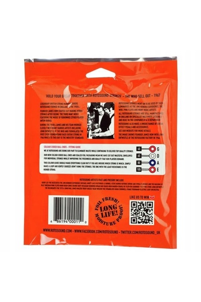 NO BRAND Corzi de chitară bas ROTOSOUND RS66LC 40-95