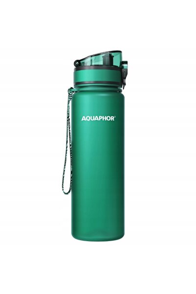 Aquaphor Kit Sticlă de apă CITY 0,5L verde + 3 filtre