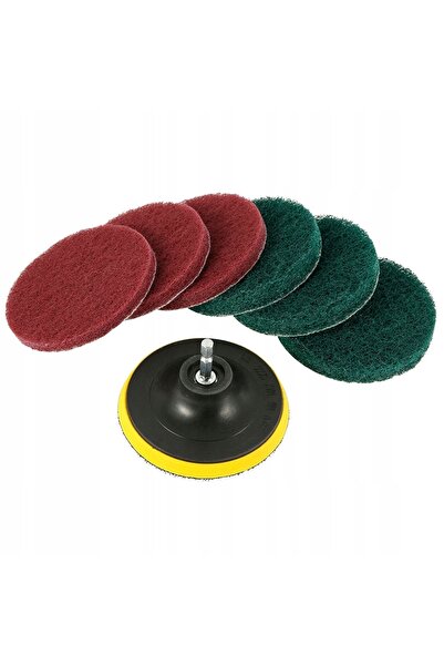 NO BRAND Disc de șlefuire de 100 mm, 7 bucăți, cu velcro