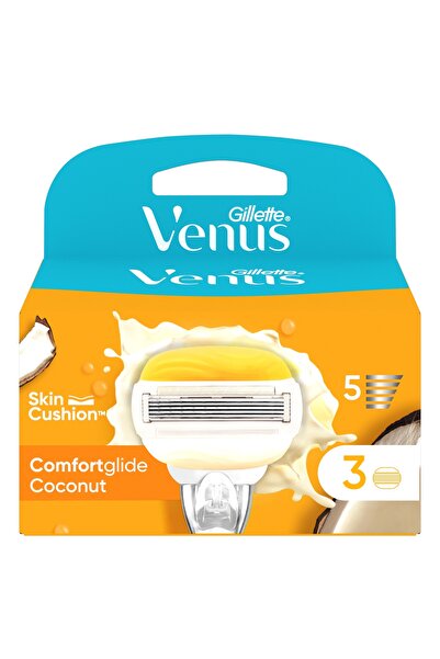 VenusOfficial 3 x Venus Comfortglide Coconut plus Olay, 3 capete de schimb pe...