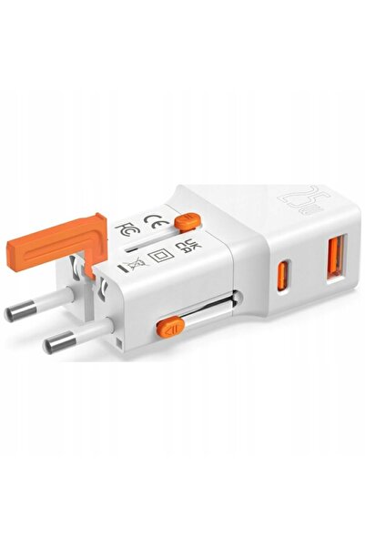 NO BRAND 4smarts adaptor universal de călătorie Nomad Pocket 25W USB-C/USB- î...