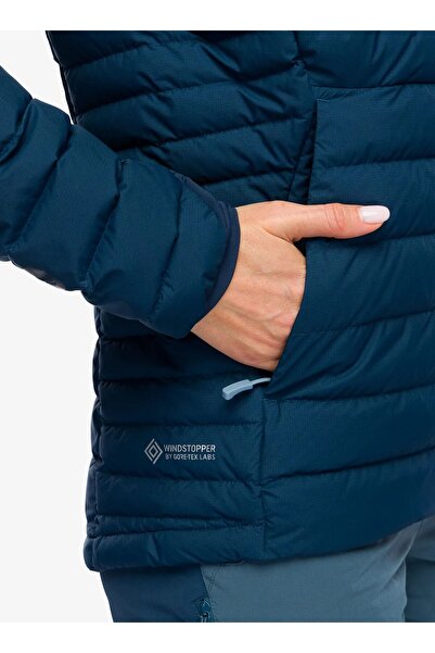 Rab Jachetă de trekking Microlight Windstopper cu glugă pentru femei, mărimea...