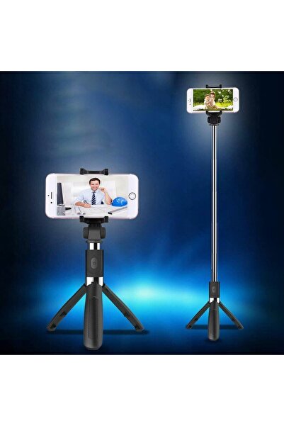 NO BRAND Kijek Selfie Stick Trepied Telecomandă Bluetooth Fără Fir 3 în 1 Stabil