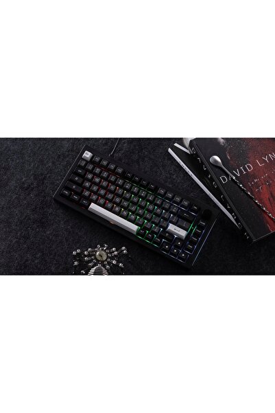NO BRAND Tastatură mecanică wireless AKKO 5075B Plus Switch Dracula 75%