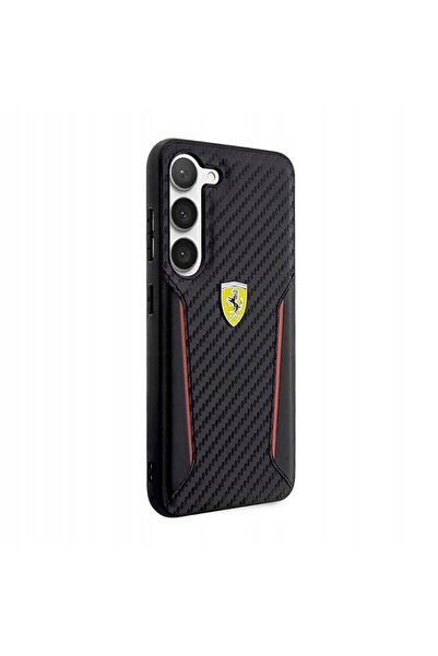 Ferrari FEHCS23MNPYK S23+ S916 negru carcasă rigidă cu margini contrastante d...