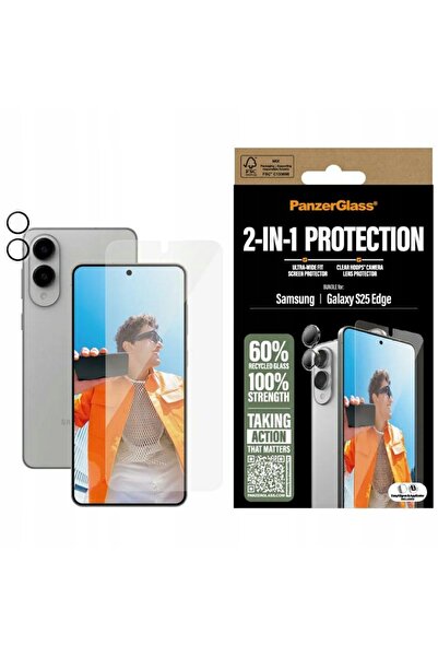 CARE by PanzerGlass® PanzerGlass Hoops+UWF 2 în 1 Kit de protecție sticlă+cam...