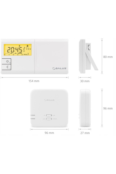 NO BRAND TELECOMANDĂ SALUS 091flrfv2 Termostat de cameră pentru sobă