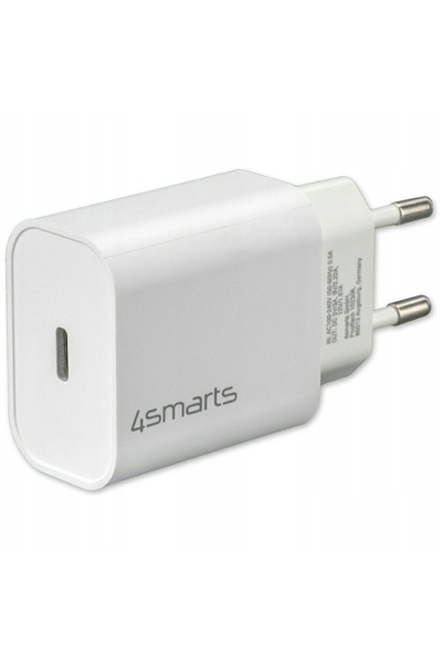 4smarts Încărcător de perete VoltPlug 20W PD USB-C cu cabluri USB-C la Lightning